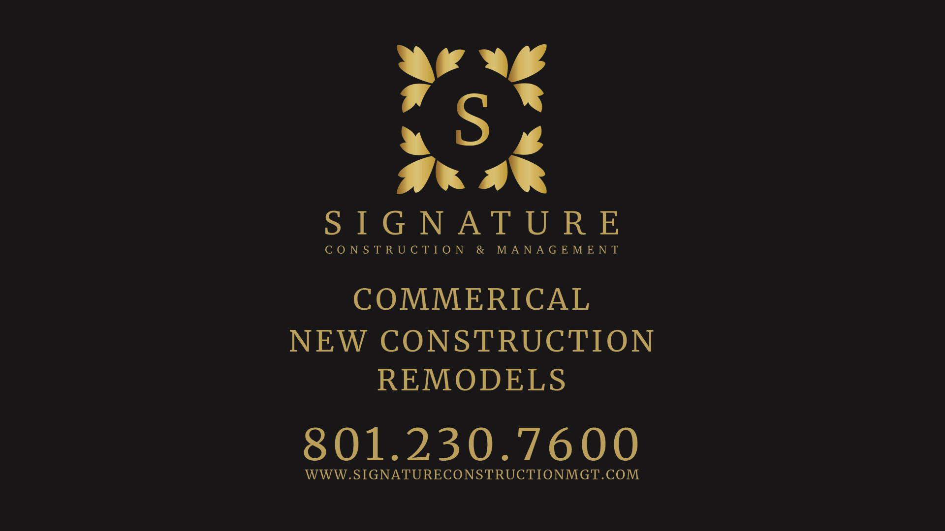 Signature Construction Management | Specializing in Construction and Remodeling servicing Salt Lake City and Park City